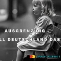 Bürgergeld - Reform 2025: Was die geplanten Kürzungen für Millionen Menschen bedeuten 4 Kind sitzt allein und traurig auf Parkbank