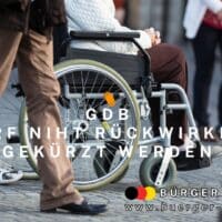 Keine rückwirkende Kürzung des Grades der Behinderung – neues Urteil Bundessozialgericht 4 Rollstuhl mit Insasse