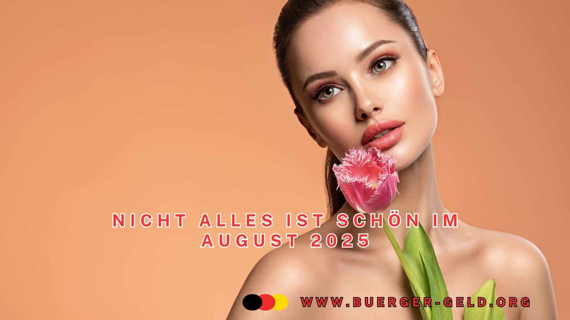 schöne Frau mit Blume