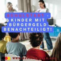 Schulstart mit Grundsicherung (Bürgergeld) – viele Kinder bleiben auf der Strecke 5 Kinder im Klassenraum