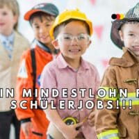 Mindestlohn für Schülerjobs 2025: Was gilt? Ein umfassender Guide für Jugendliche und Eltern 5 Kinder in Arbeitskleidung