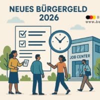Neue Grundsicherung für Arbeitsuchende 2026: Wann, wie, warum, welche Regeln? 4 Skizze Neues Bürgergeld 2026