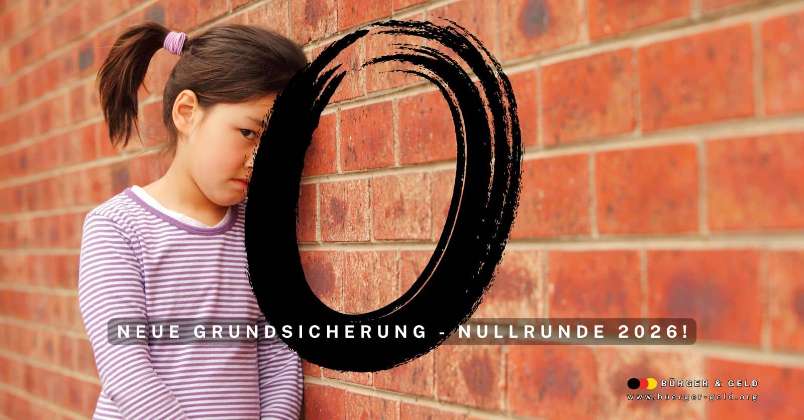 Armes Kind hat die Null beim Bürgergeld 2026 vor Augen!