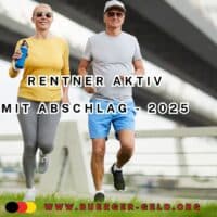 Rente mit Abschlag – wann gegenwärtig (2025) frühestens möglich? 4 Rentnerehepaar beim Joggen