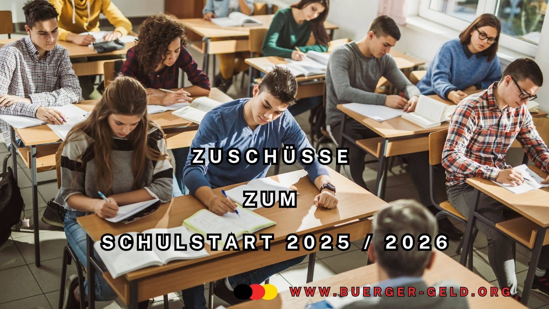 Schüler im Klassenraum