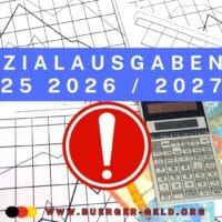 Sozialausgaben in Deutschland steigen: Bürgergeld und Grundsicherung im Fokus 5 Infografik mit steigenden Zahlen