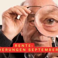 Rente September 2025: die 11 wichtigsten Änderungen / Neuerungen für Rentner 5 12 wichtige Neuerungen im September 2025 für Rentner
