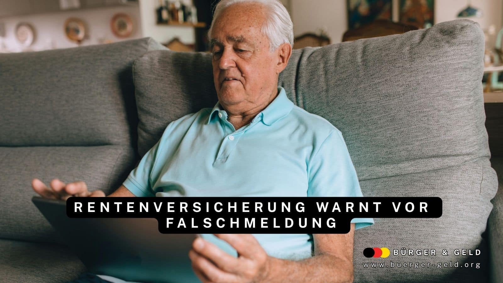 Rentenversicherung warnt vor Falschmeldung