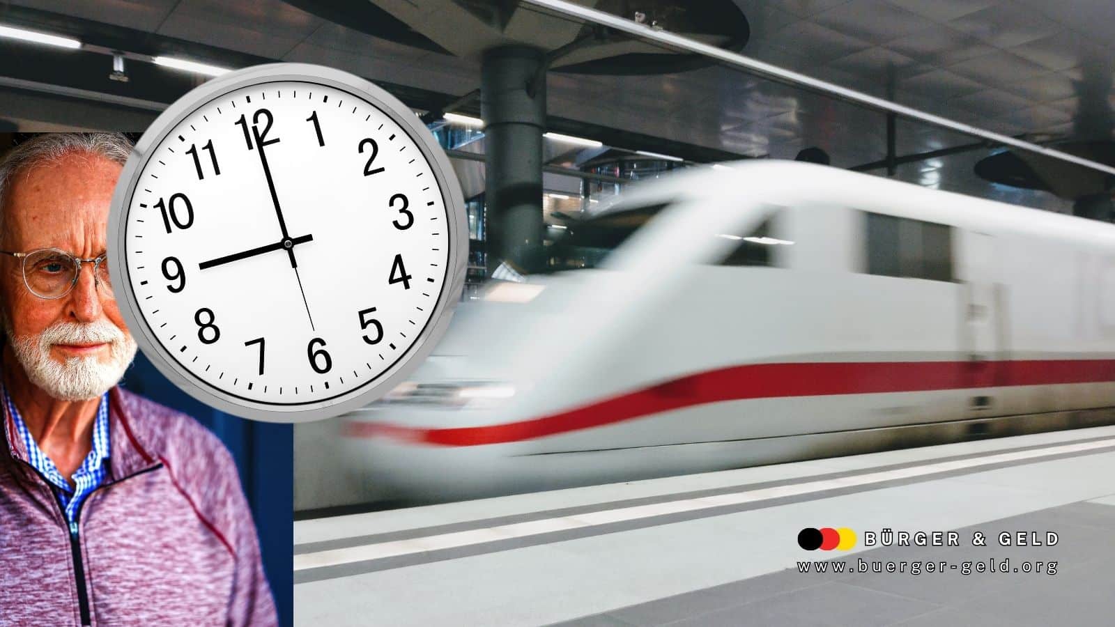 Rentner wegen Zugverspätung nicht pünktlich am Flughafen