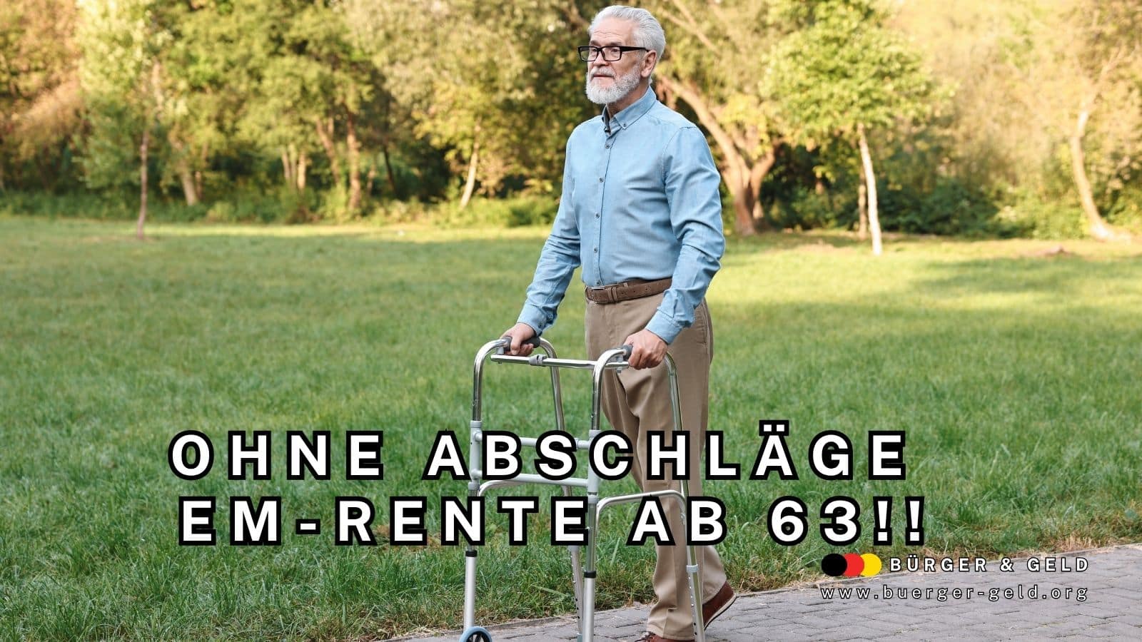Bereits ab 63 Jahren abschlagsfrei möglich: EM-Rente