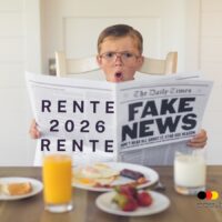 Welchen Meldungen zur Rente 2026 sollten Rentner keinen Glauben schenken? 5 Rente 2026 Falschmeldungen