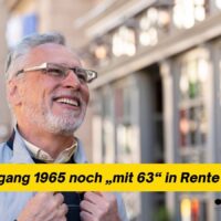 Jahrgang 1965: So gelingt der Renteneinstieg mit und ohne Abschläge 4 Älterer Mann mit grauen Haaren überlegt im Freien – Text: Kann Jahrgang 1965 noch „mit 63“ in Rente gehen?
