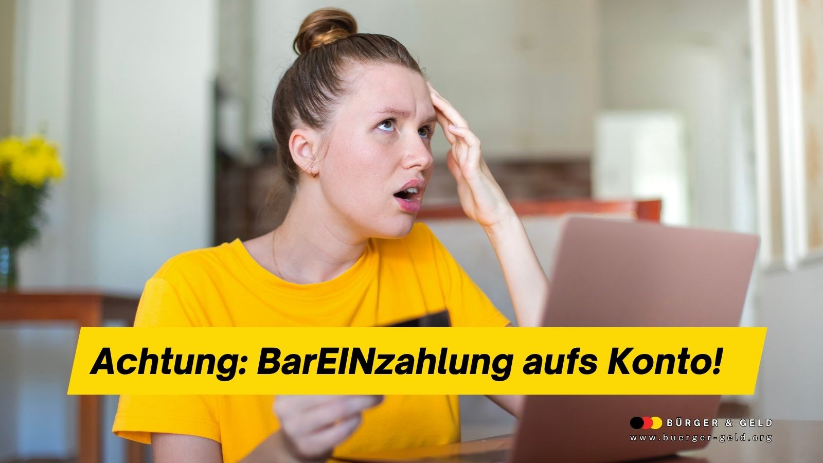Bareinzahlung aufs Konto - Problem bei Grundsicherung