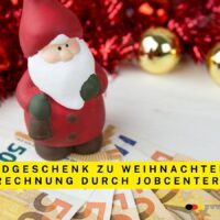 Geldgeschenke zu Weihnachten bei Grundsicherung / Bürgergeld - Anrechnung droht! 4 Weihnachtsgeschenke: Anrechnung auf Bürgergeld / Grundsicherung