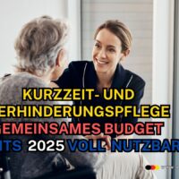 Gemeinsames Budget für Verhinderungs- und Kurzzeitpflege: Schon 2025 volle 3.539 Euro nutzbar, nicht erst 2026! 5 Kurzzeit-, Verhinderungspflege: gemeinsames Budget bereits 2025 voll nutzbar