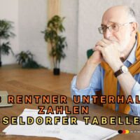 Rentner müssen Unterhalt nach Düsseldorfer Tabelle zahlen - wenn die Rente reicht! 5 Düsseldorfer Tabelle 2026: als Rentner Unterhalt zahlen?