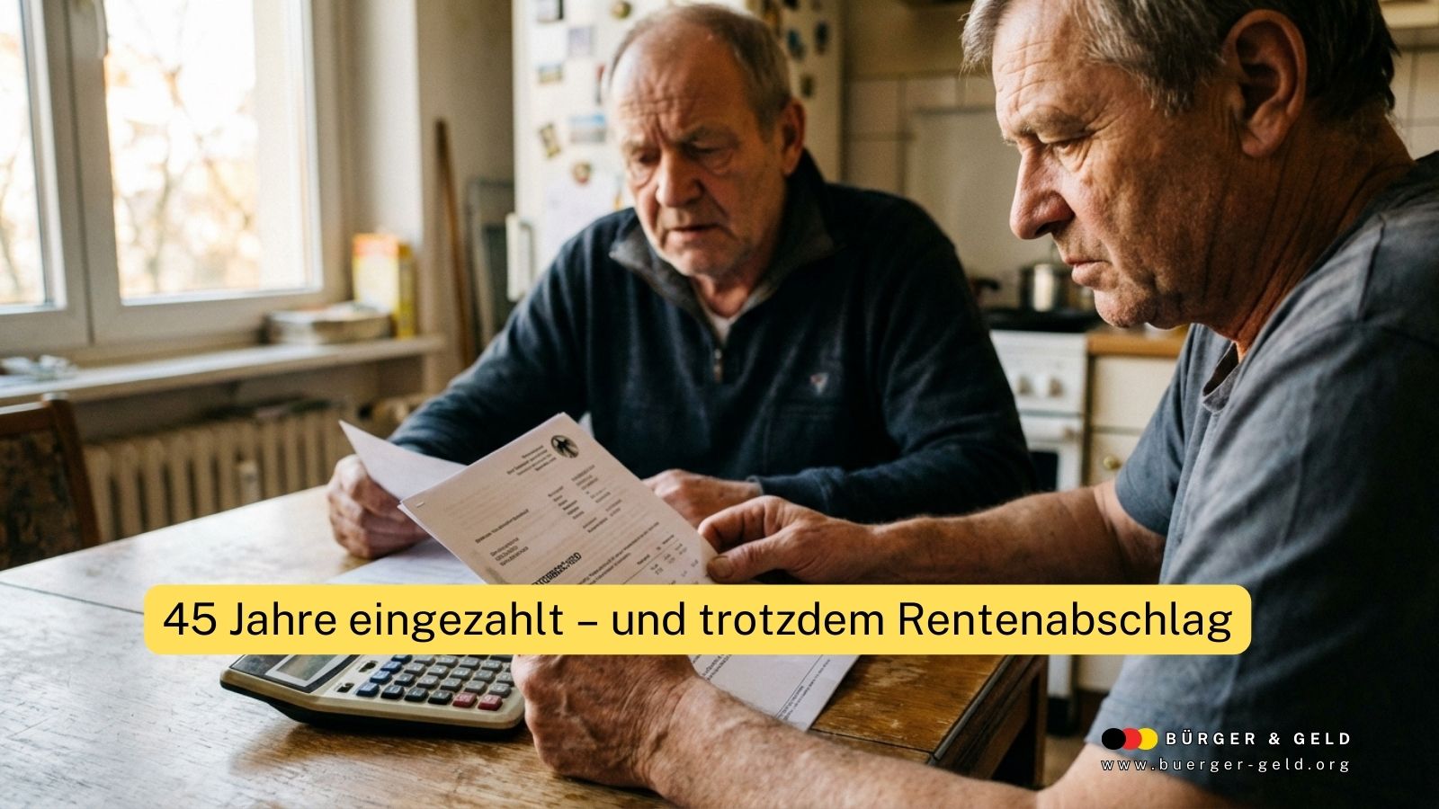 45 Jahre eingezahlt – und trotzdem Rentenabschlag: Warum so viele am System scheitern
