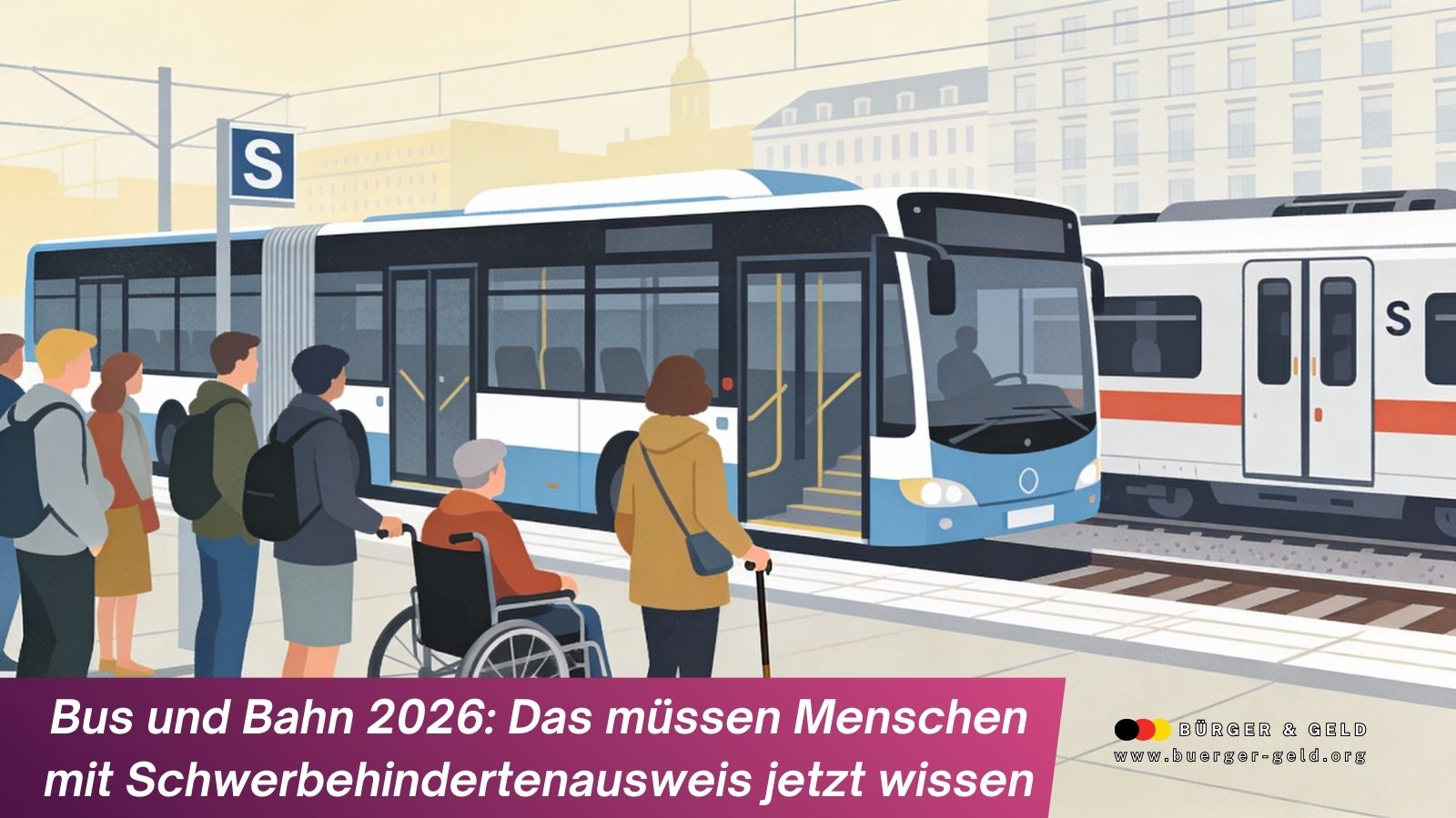 Bus und Bahn 2026: Das müssen Menschen mit Schwerbehindertenausweis jetzt wissen