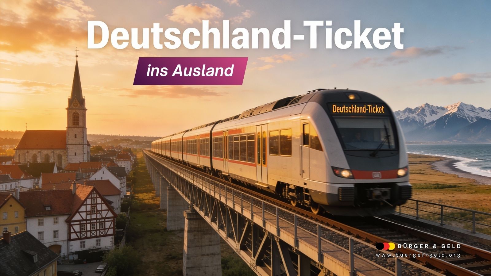 Mit dem Deutschlandticket ins Ausland: Diese versteckten Grenzziele sind jetzt gratis erreichbar