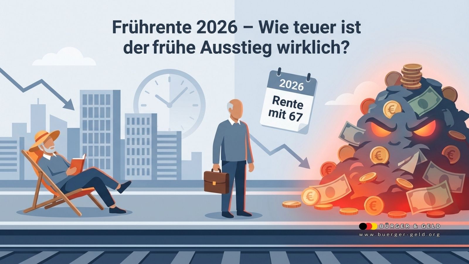 Frührente 2026: Warum sieben Jahre früher Schluss machen über 100.000 Euro kosten kann