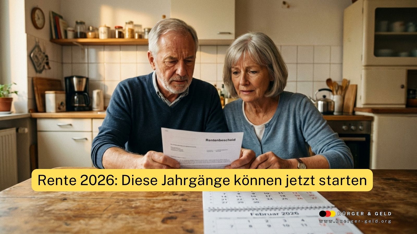 Rente ab Februar 2026: Diese Jahrgänge können jetzt starten – mit und ohne Abschlag