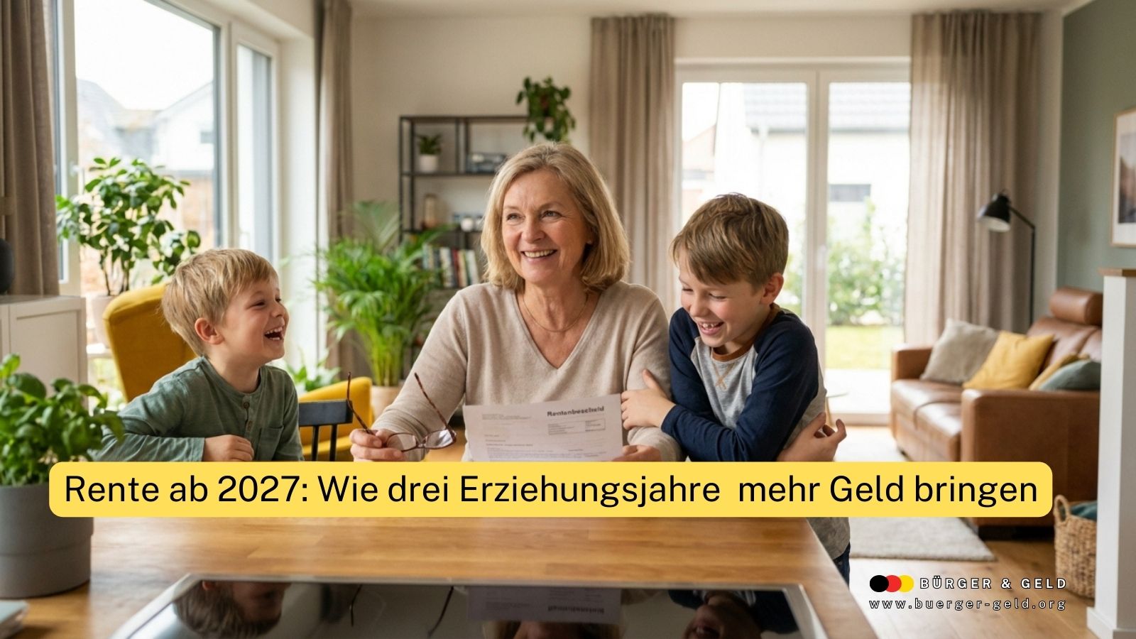 Rente ab 2027: Wie drei Erziehungsjahre pro Kind Müttern und Vätern spürbar mehr Geld bringen
