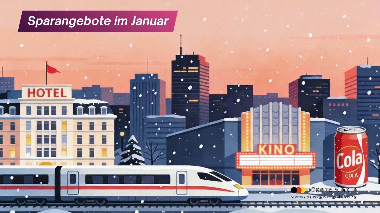 Clever Geld sparen im Januar: Diese Reisen, Drinks, Kino- und Hotel-Deals lohnen sich jetzt wirklich