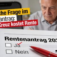 Tückische Frage im Rentenantrag 2026: Dieses Kreuz kostet Rente 5 Tückische Frage im Rentenantrag 2026: Dieses Kreuz kostet Rente