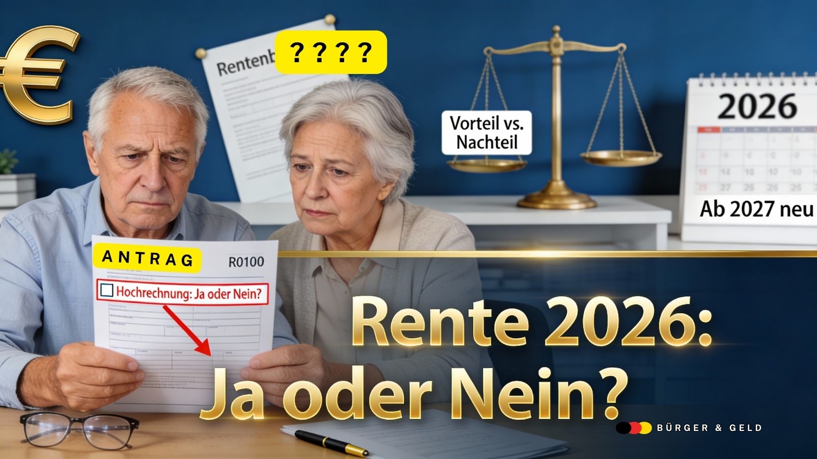 Hochrechnungsfrage im Rentenantrag