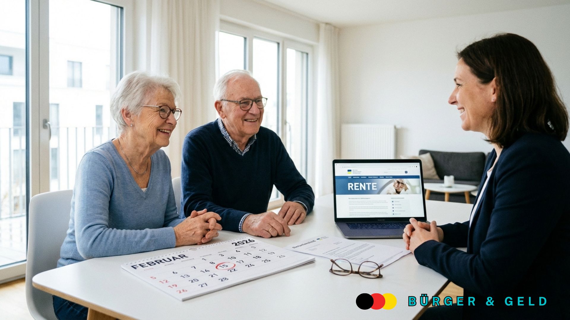 Im Februar 2026 in Rente gehen