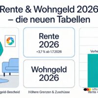 Rente & Wohngeld 2026: Neue Tabellen zeigen, wie viel Zuschuss zur Miete Rentner jetzt bekommen 4 Rente und Wohngeld in Tabellen 2026
