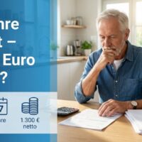 37 Jahren Arbeit und viele bekommen 2026 nur knapp 1.300 Euro Rente netto - was Rentner erwartet! 4 Infografik zur Rente 2026: 1300 Euro Netto-Rente nach 37 Beitragsjahren erklärt.