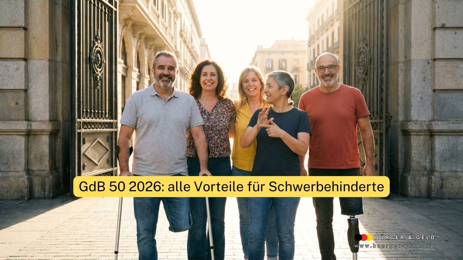 GdB 50 2026: Kündigungsschutz, Extra-Urlaub, Steuer-Sparen – alle Vorteile für Schwerbehinderte