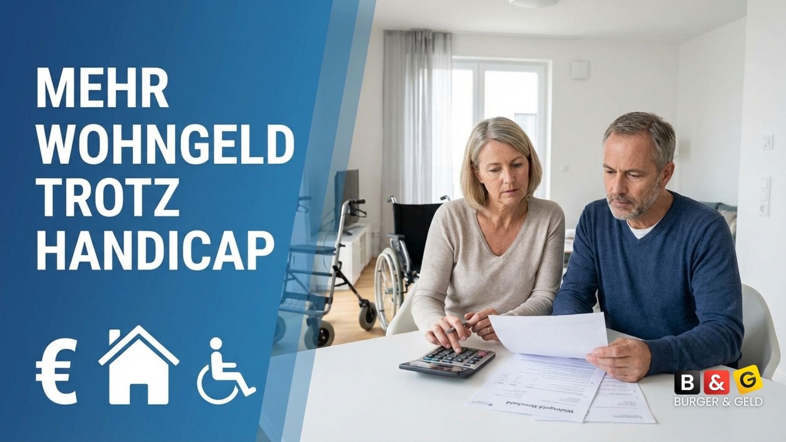 Mehr Wohngeld: 1.800‑Euro‑Freibetrag für Schwerbehinderte und Pflegefälle ab sofort