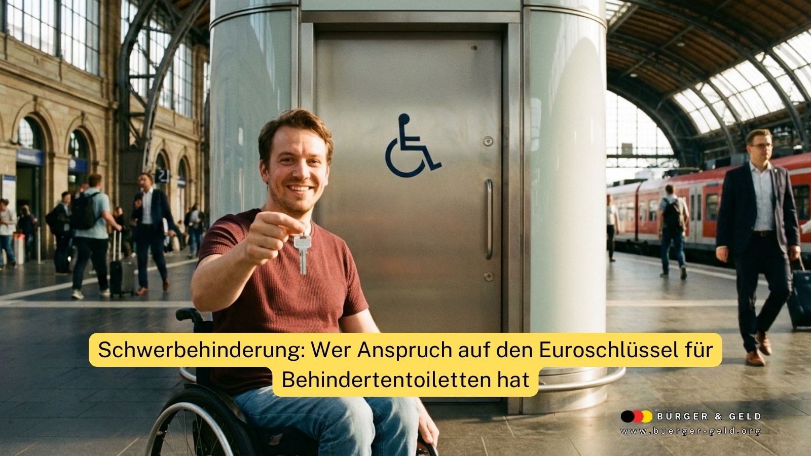 Schwerbehinderung 2026: Wer Anspruch auf den Euroschlüssel für Behindertentoiletten hat