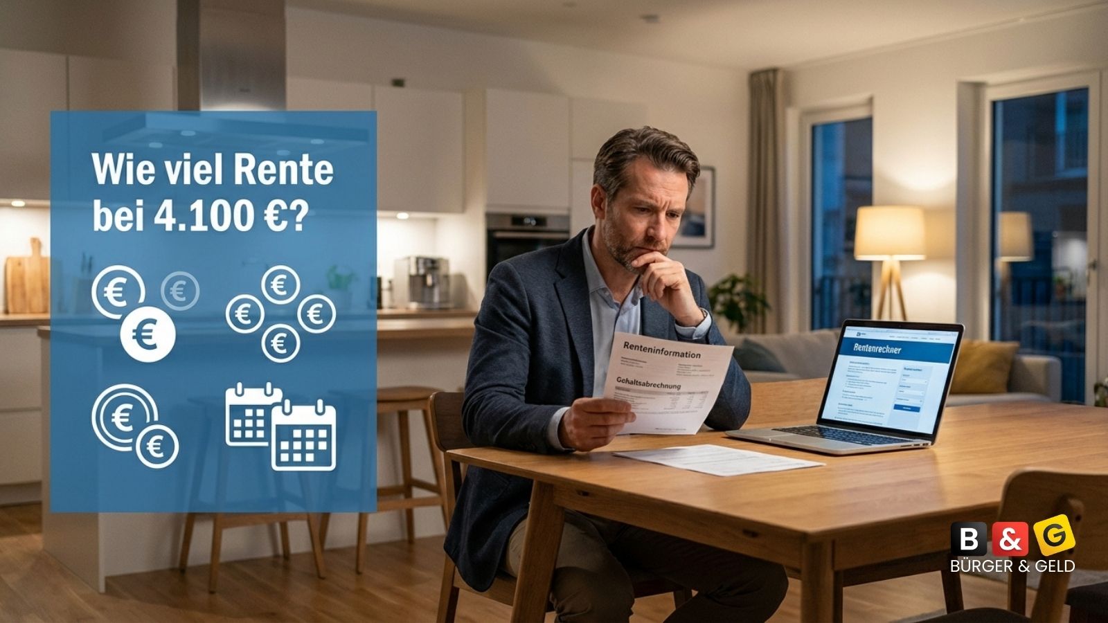 Wie viel Rente gibt es bei 4.100 Euro Gehalt – wer betroffen ist und was 2026 gilt