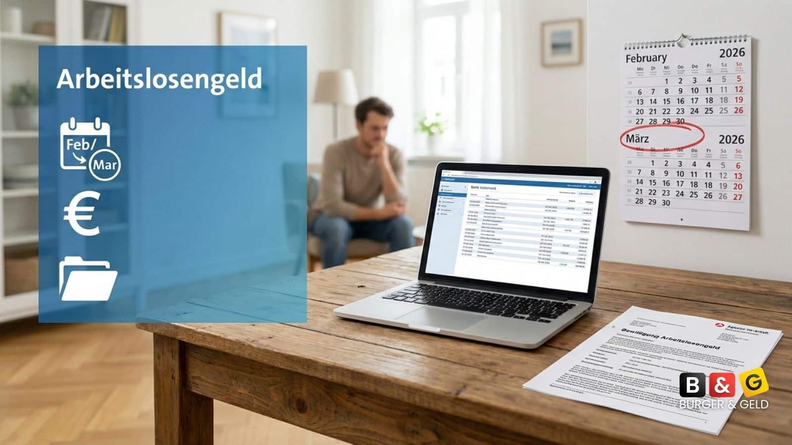 Arbeitslosengeld Februar, Auszahlung März 2026