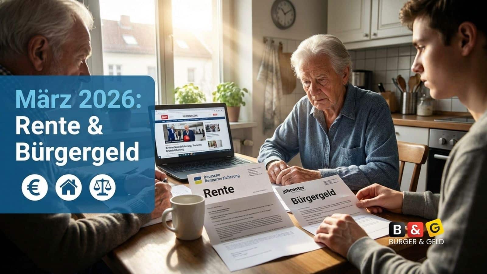 März 2026: Rente, Bürgergeld, Grundsicherung