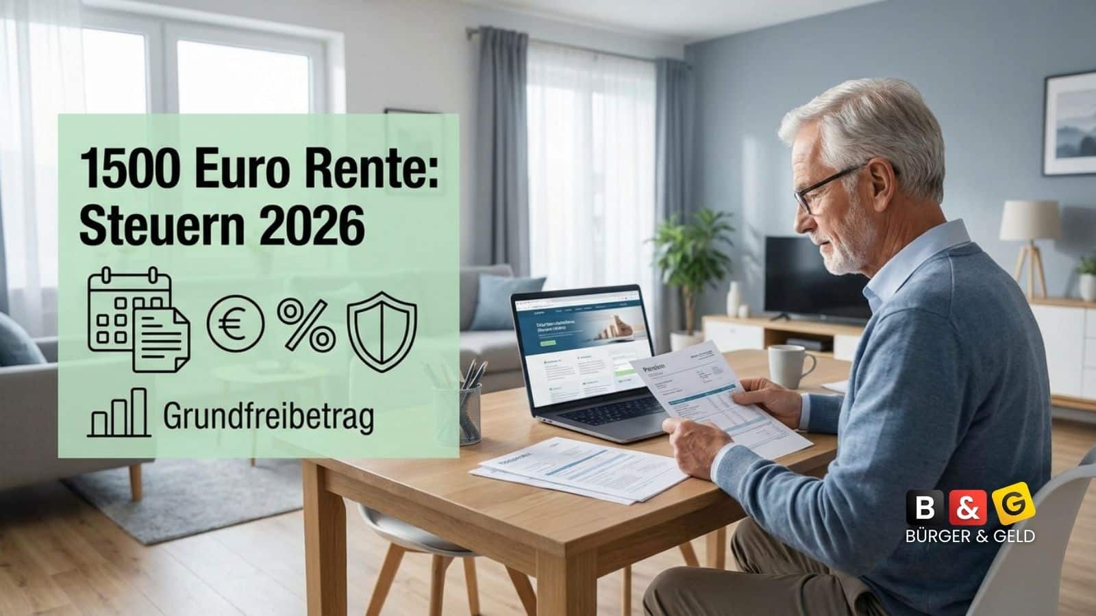 1500 Euro Rente - Steuerpflicht 2026