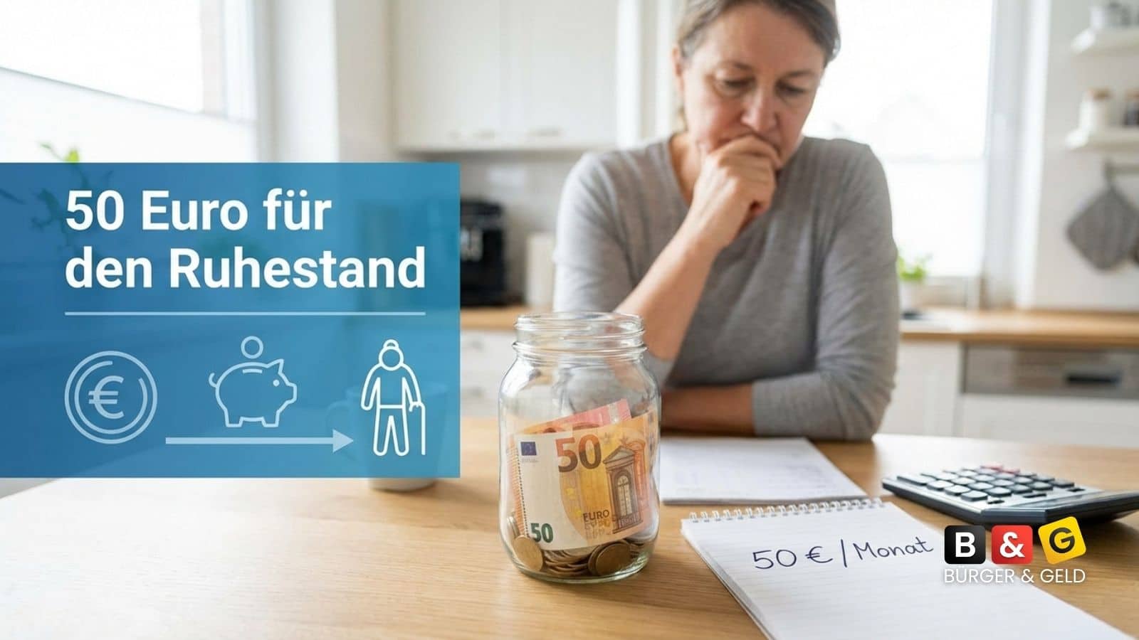 50 Euro sparen für die Rente?