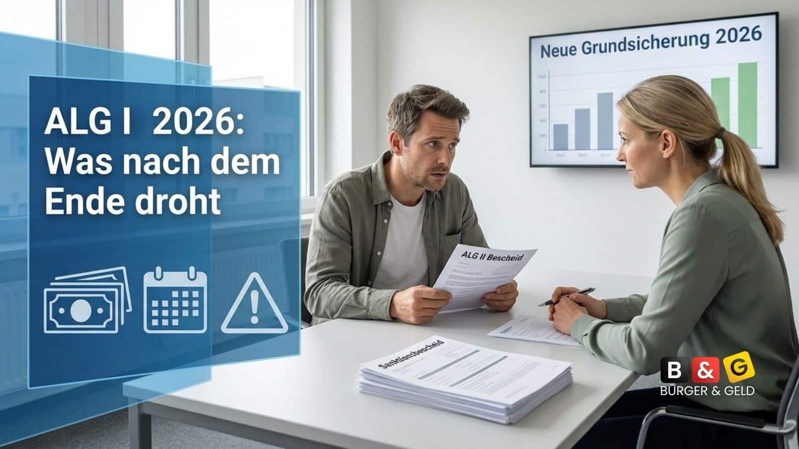 Arbeitslosengeld I 2026: Was nach dem Ende droht – neue Grundsicherung und Sanktionen