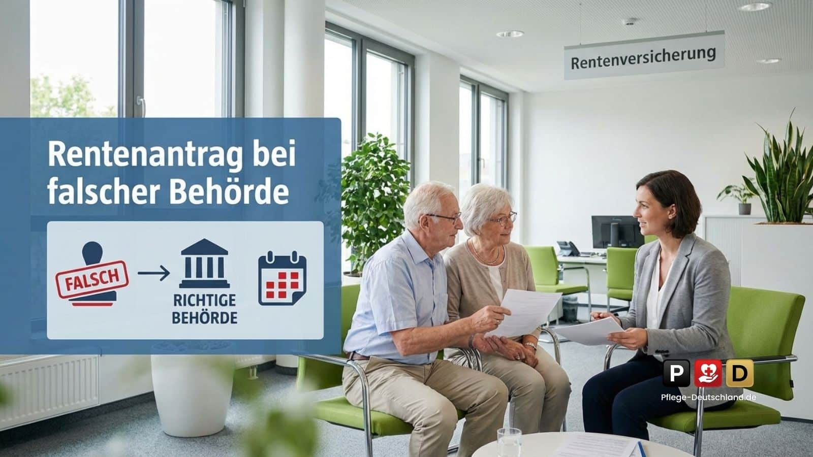 Rentenantrag bei falscher Behörde: So sind Sie 2026 rechtlich geschützt