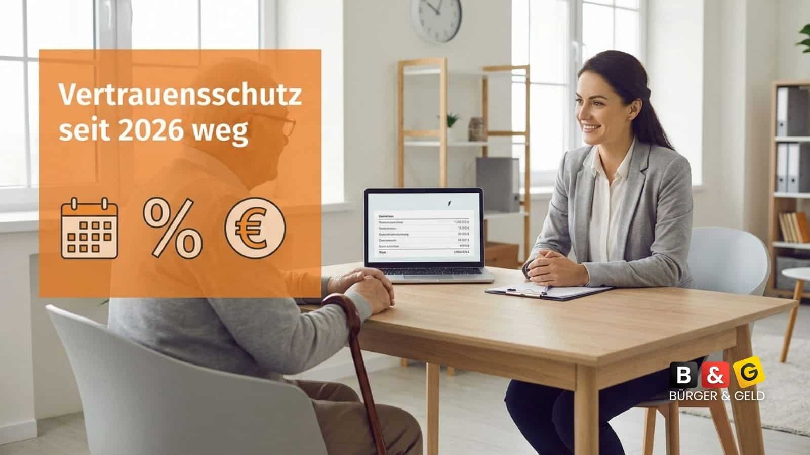 Schwerbehinderung und Rente: Vertrauensschutz seit 2026 weg