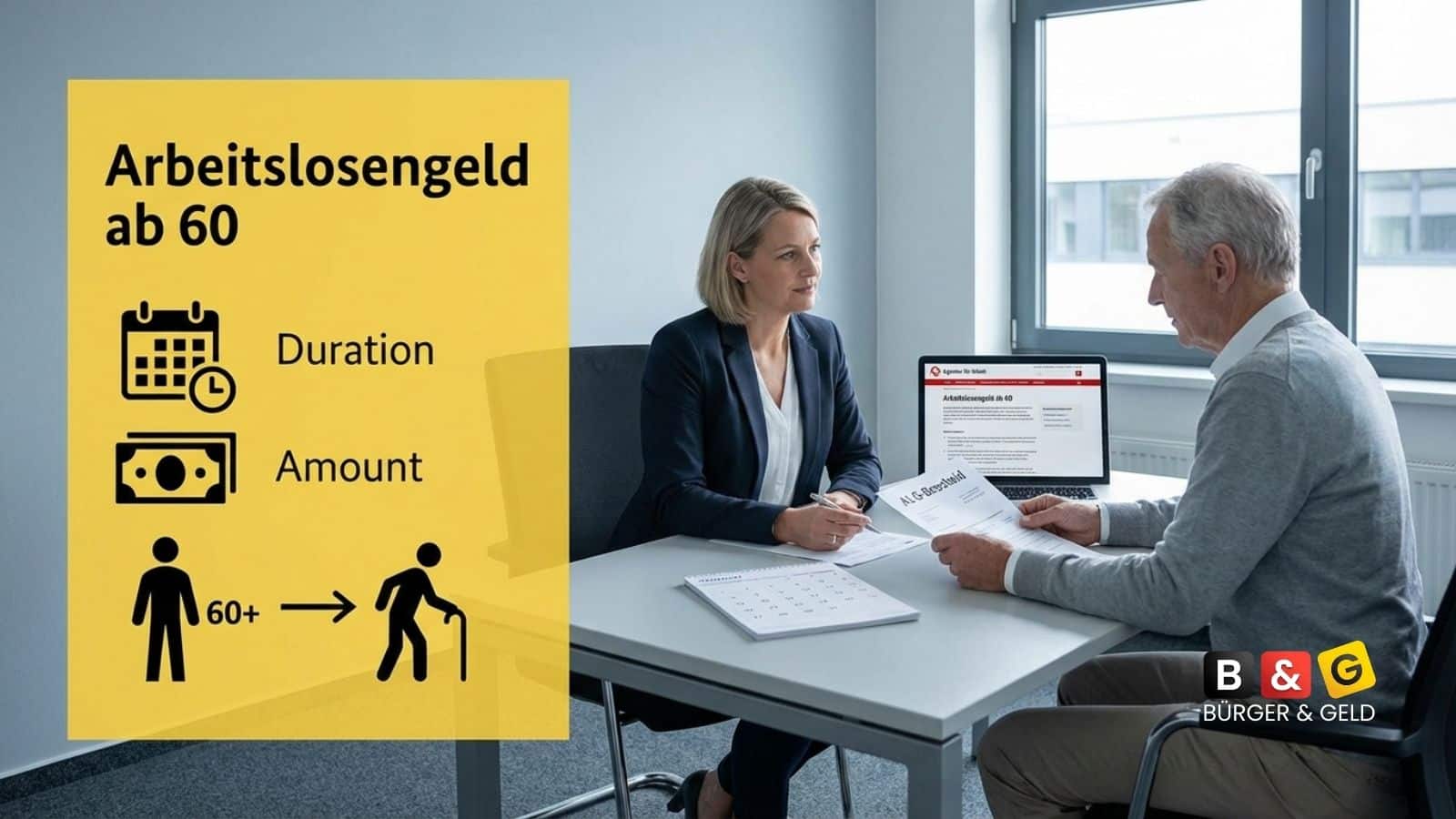 Arbeitslosengeld ab 60: Besonderheiten
