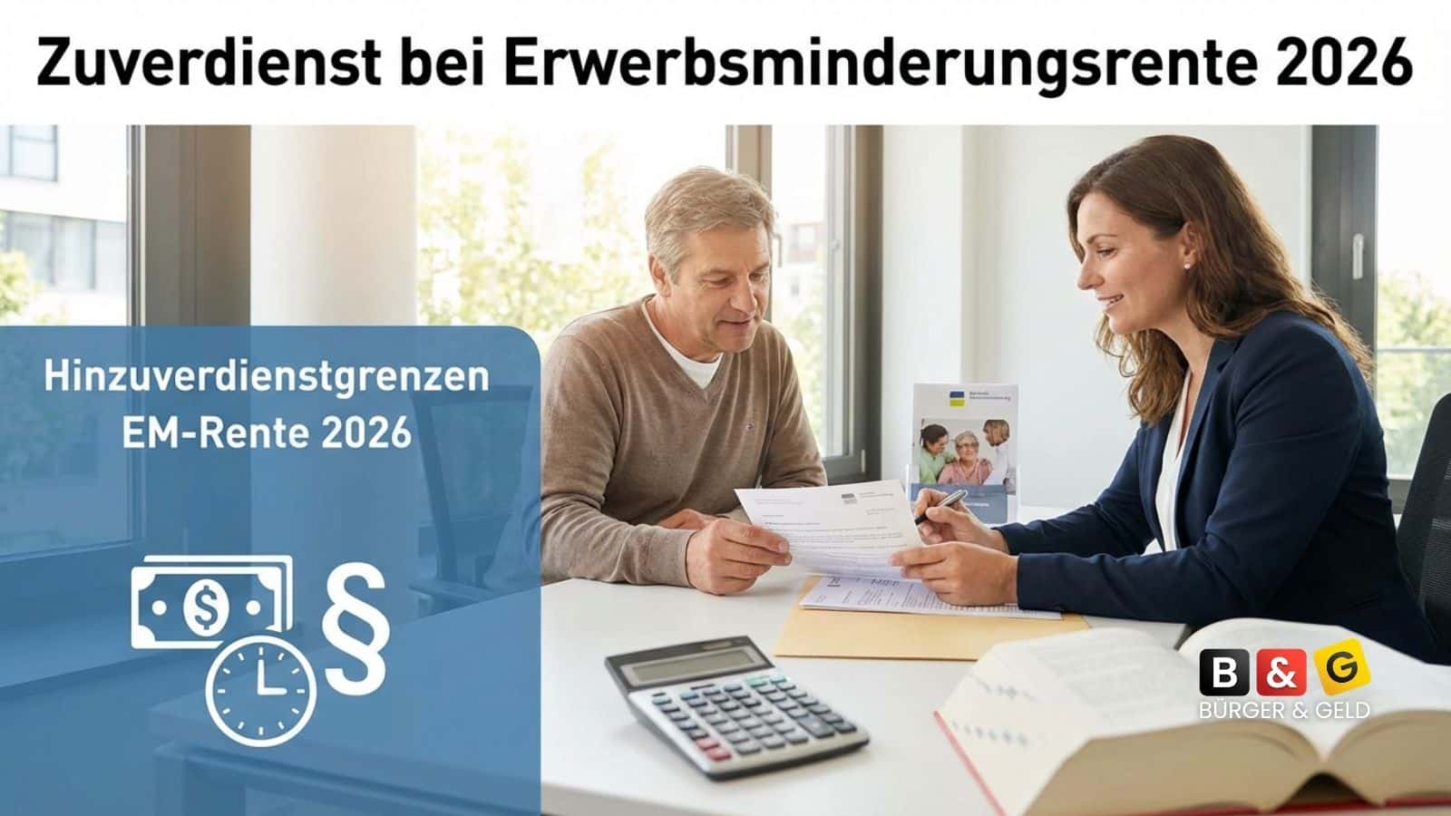 EM-Rente: Hinzuverdienstgrenzen 2026