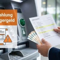 Bareinzahlung aufs Konto kann Anspruch auf Grundsicherung / Bürgergeld gefährden 5 Grundsicherung: Bargeld auf das Konto einzahlen - Problem!