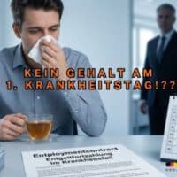 Krankheit – kein Lohn mehr für Arbeitnehmer am ersten Krankheitstag?!? 5 Kein Gehalt mehr am ersten Krankheitstag