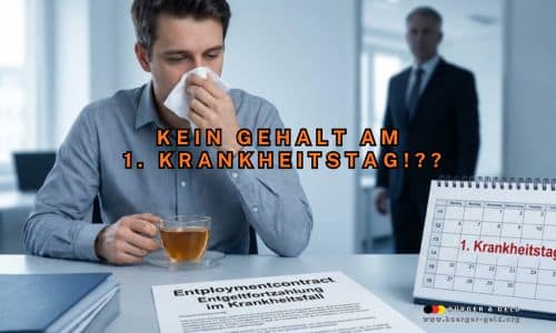 Kein Gehalt mehr am ersten Krankheitstag