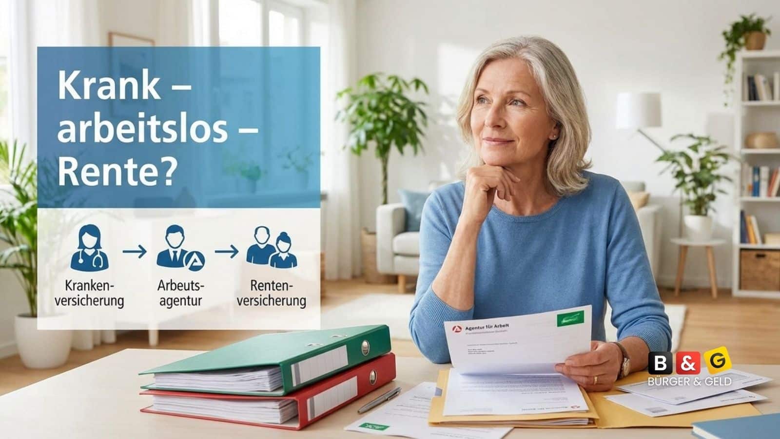 Krank, arbeitslos, dann Rente: So gelingt der rechtssichere Übergang ohne Versorgungslücke