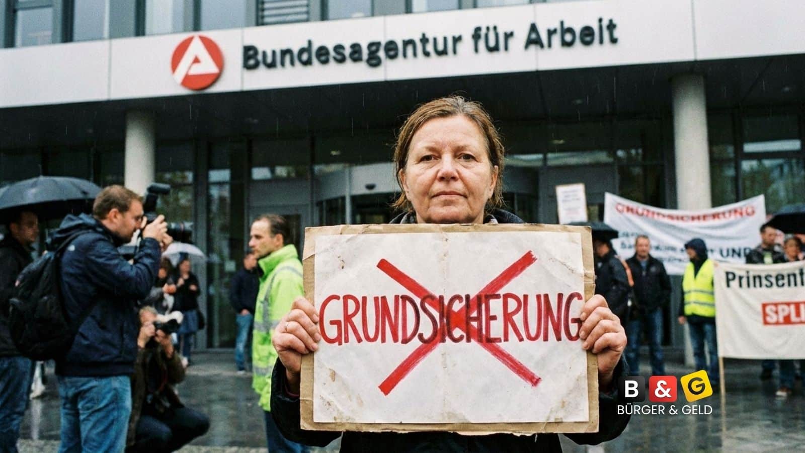 Bürger & Geld: News- und Nachrichtenmagazin zu Rente, Grundsicherung (ehem. Bürgergeld), Sozialleistungen und Finanzen 1 Protest gegen Grundsicherung und Sanktionen